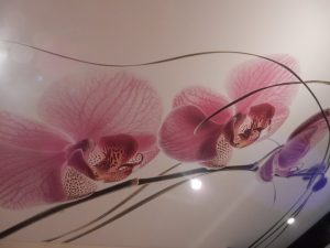 PLAFOND TENDU ORCHIDEE